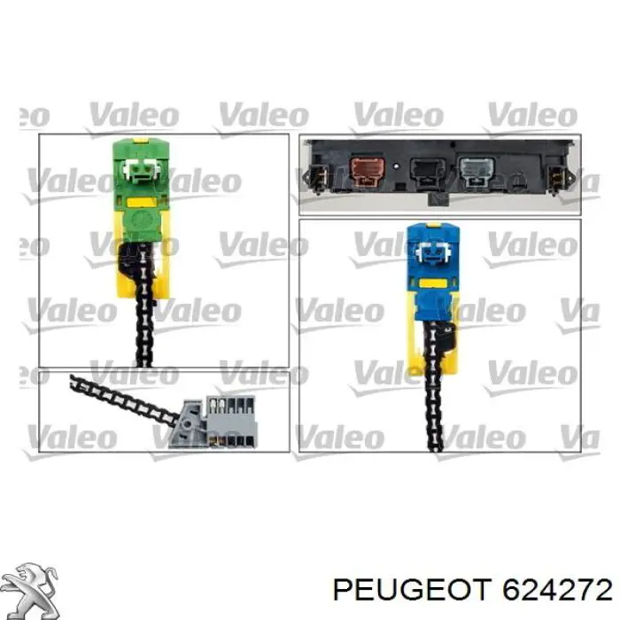 Conmutador columna dirección 6239SC Peugeot/Citroen