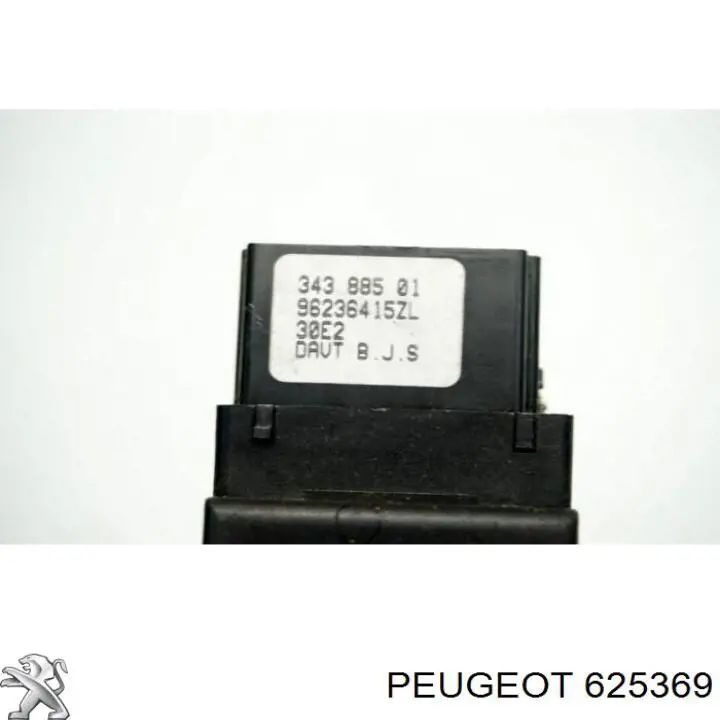 Conmutador izquierdo de la columna de dirección 625369 Peugeot/Citroen