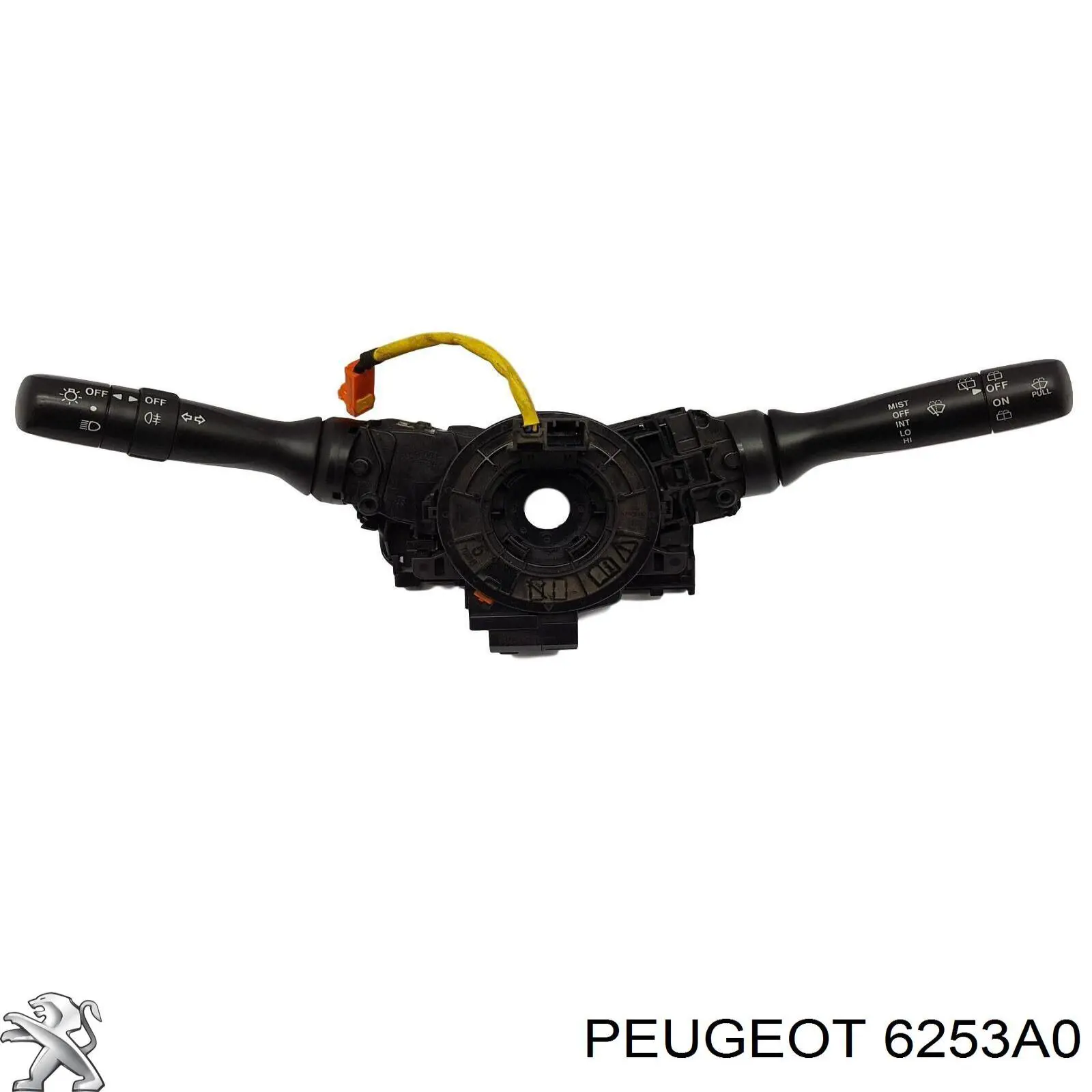 Conmutador izquierdo de la columna de dirección 6253A0 Peugeot/Citroen