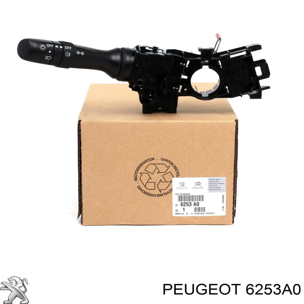 Conmutador izquierdo de la columna de dirección Peugeot/Citroen 6253A0 precio, desde 42,32 EUR