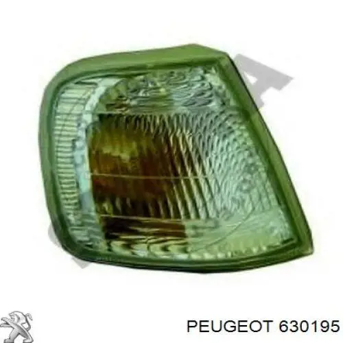 Piloto intermitente derecho 630195 Peugeot/Citroen