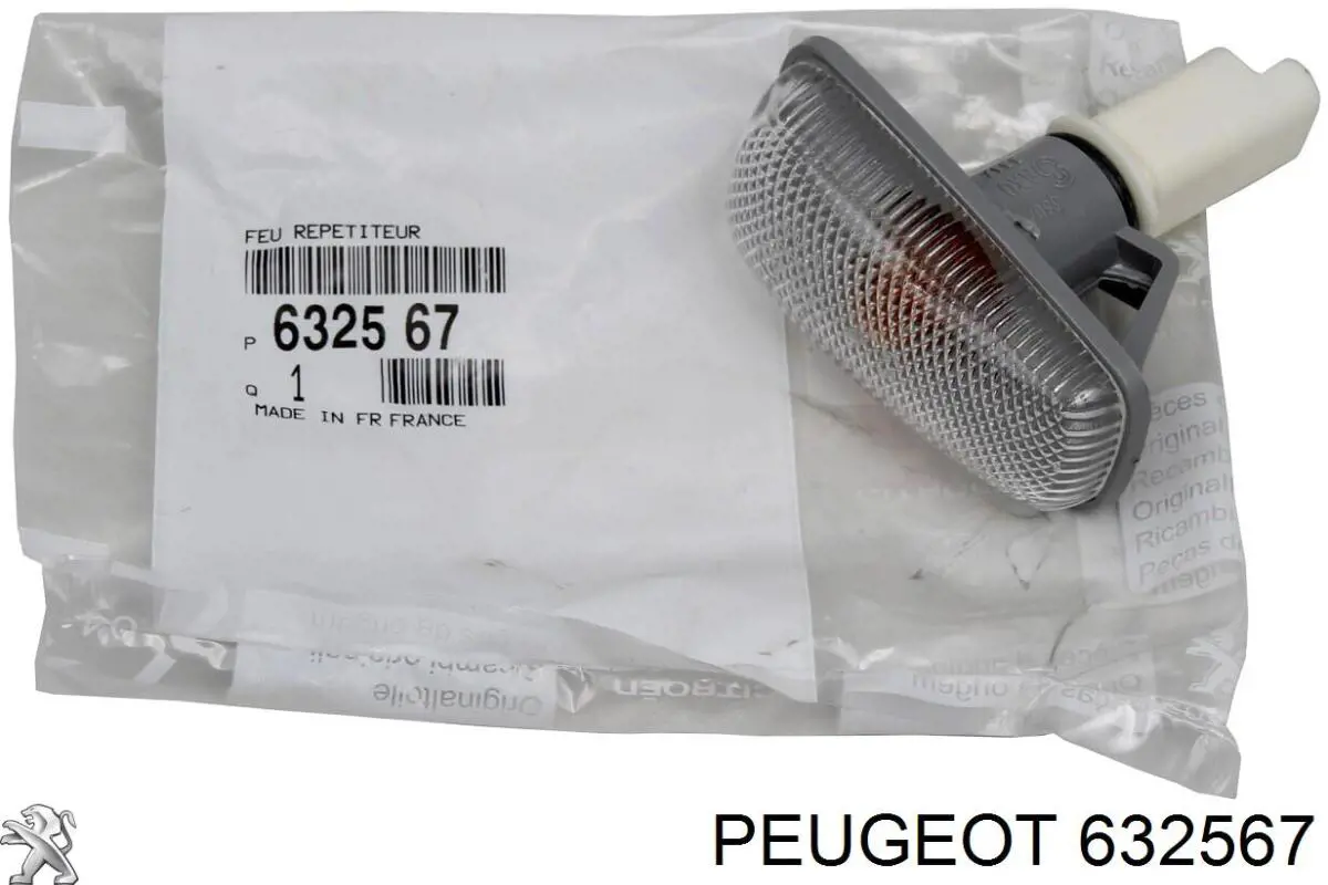 632567 Peugeot/Citroen luz intermitente guardabarros