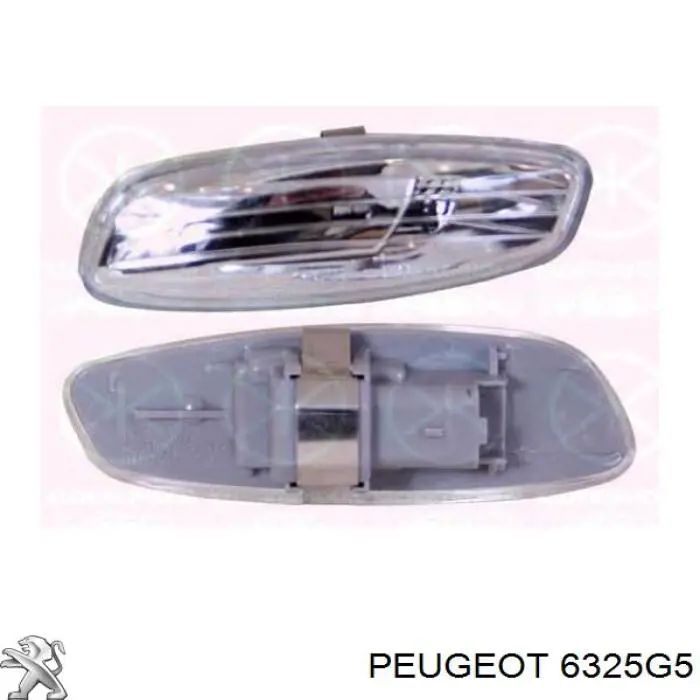 Luz intermitente de retrovisor exterior izquierdo para Peugeot 3008 