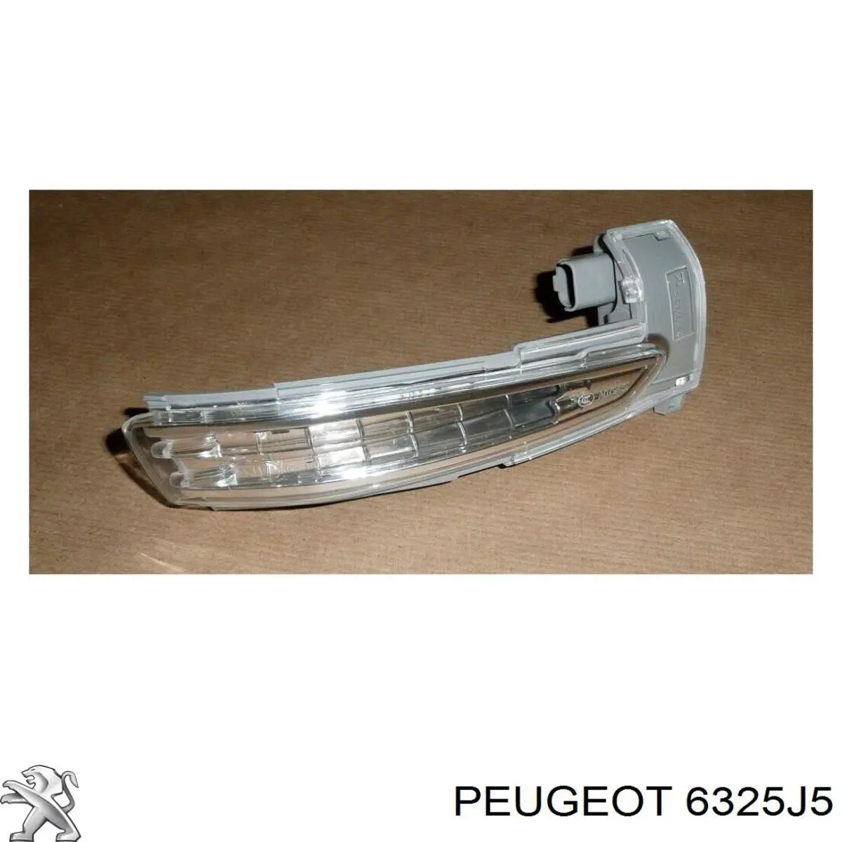 Luz intermitente del espejo retrovisor derecho 6325J5 Peugeot/Citroen