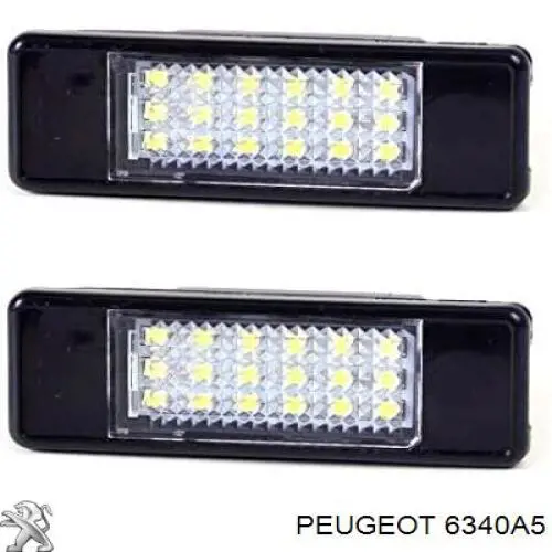 Lampara de matricula Peugeot/Citroen 6340A5 precio, desde 19,13 EUR