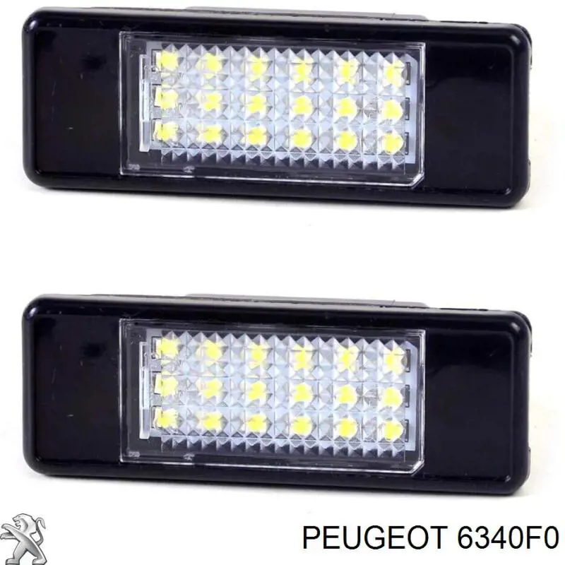 Luz matricula 6340F0 Peugeot/Citroen