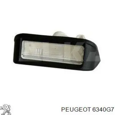 Piloto de matrícula 6340G7 Peugeot/Citroen