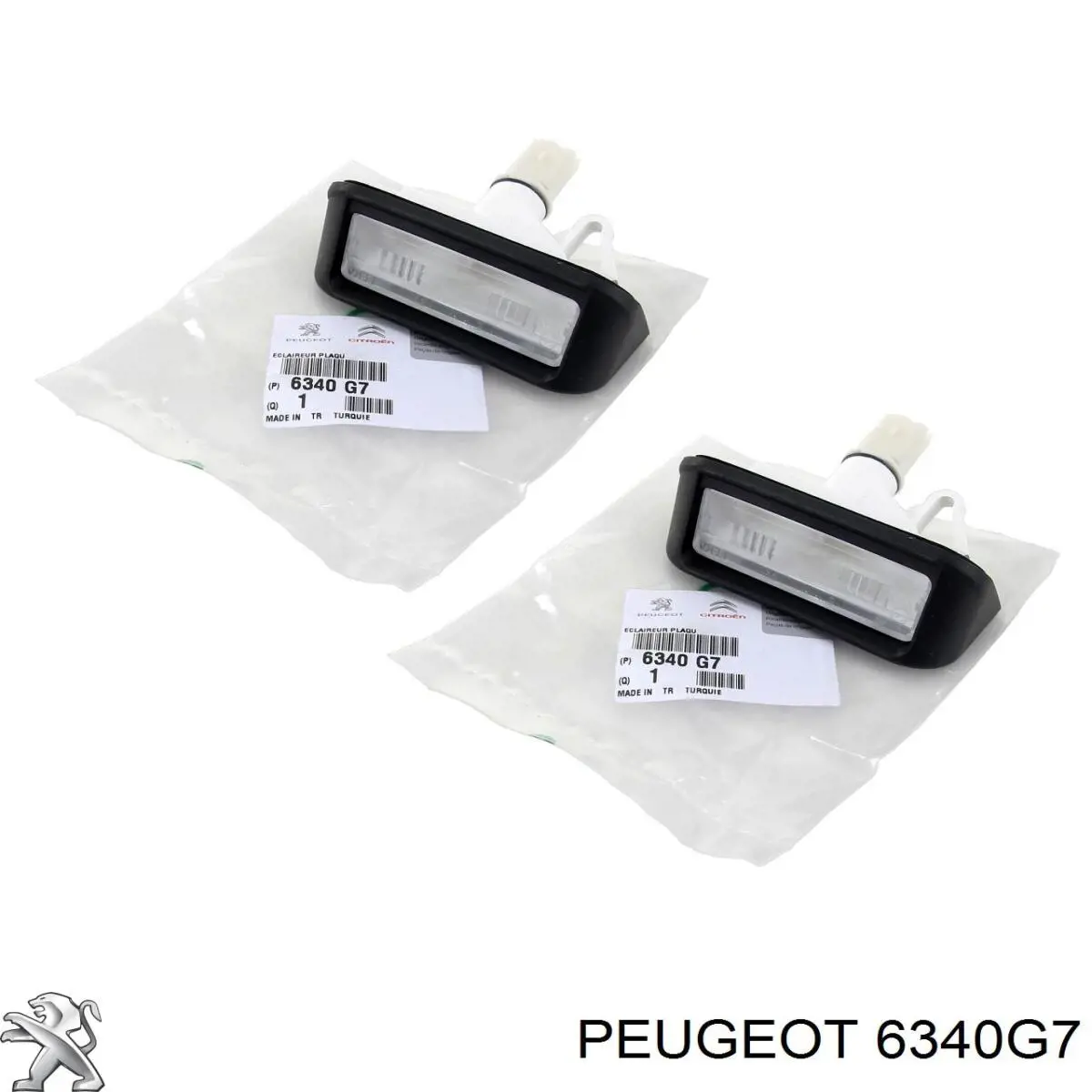 Piloto de matrícula Peugeot/Citroen 6340G7 precio, desde 47,62 USD