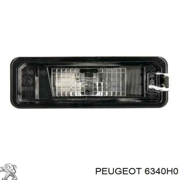 Luz de matrícula para Peugeot Bipper (A)