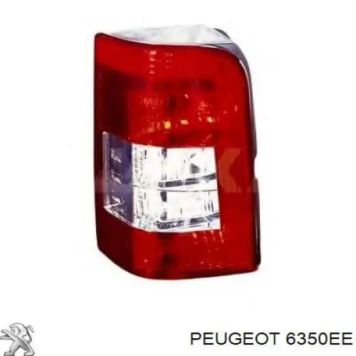 6350EE Peugeot/Citroen piloto posterior izquierdo