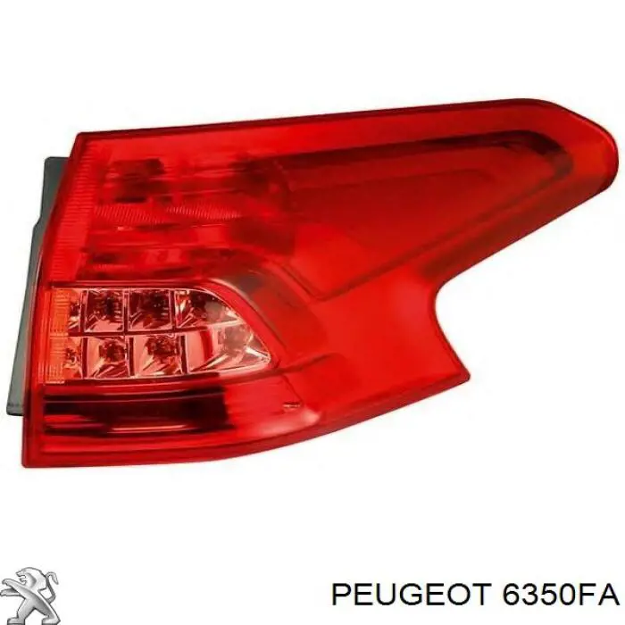 Piloto trasero exterior derecho Peugeot/Citroen 6350FA precio, desde 82,85 EUR