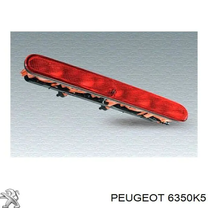 Comprar 00006350K5 Peugeot/Citroen Luz de freno trasera adicional 