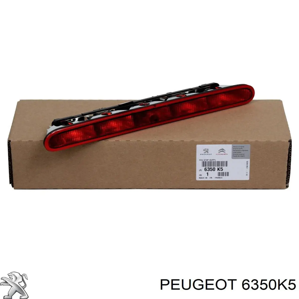 Lampara de luz de freno adicional  Peugeot/Citroen 00006350K5 precio, desde 43,56 EUR