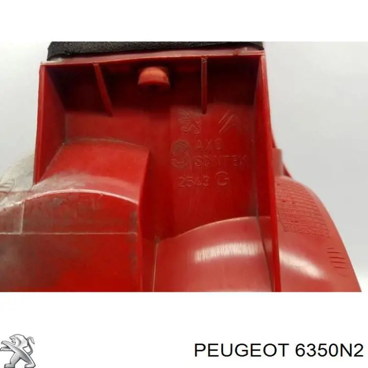 6350N2 Peugeot/Citroen piloto trasero interior izquierdo