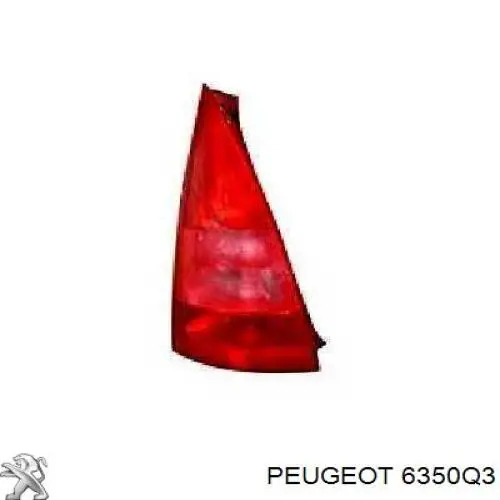 6350Q3 Peugeot/Citroen piloto posterior izquierdo
