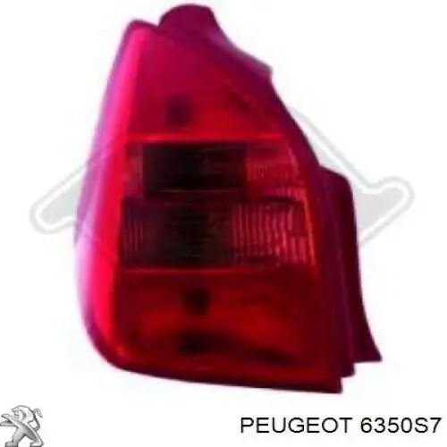 Piloto trasero izquierdo Peugeot/Citroen 6350S7 precio, desde 56,63 EUR