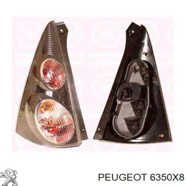 Piloto trasero izquierdo Peugeot/Citroen 6350X8 precio, desde 59,11 EUR