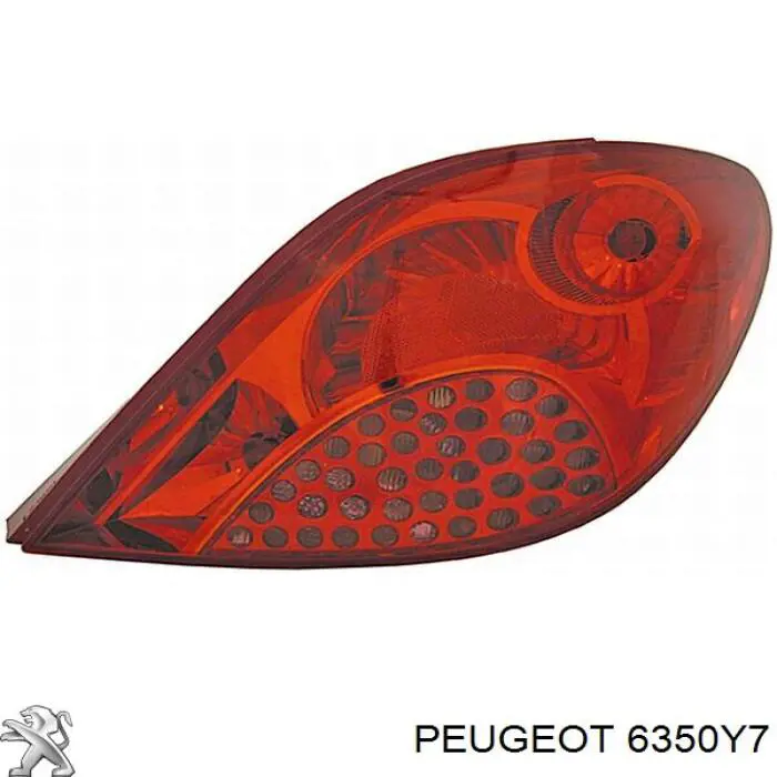 Piloto trasero izquierdo Peugeot/Citroen 6350Y7 precio, desde 57,78 EUR
