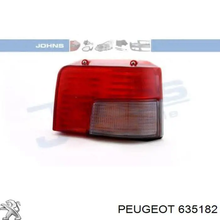 635182 Peugeot/Citroen Piloto trasero derecho