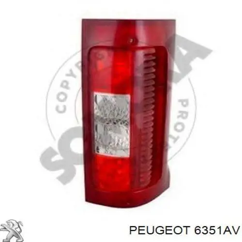 Piloto trasero derecho Peugeot/Citroen 6351AV precio, desde 53,22 EUR