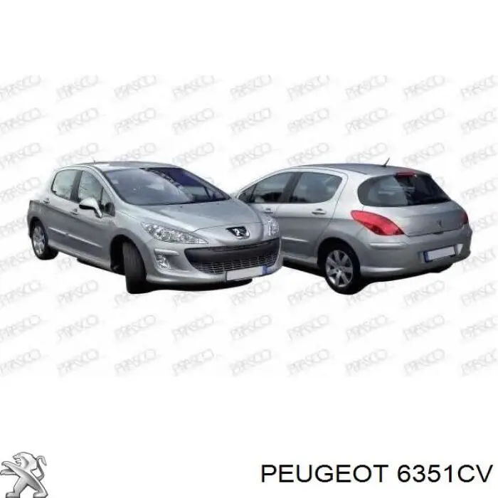 Piloto trasero derecho Peugeot/Citroen 6351CV precio, desde 100,19 EUR