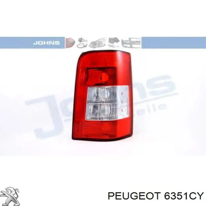 6351CY Peugeot/Citroen piloto posterior derecho