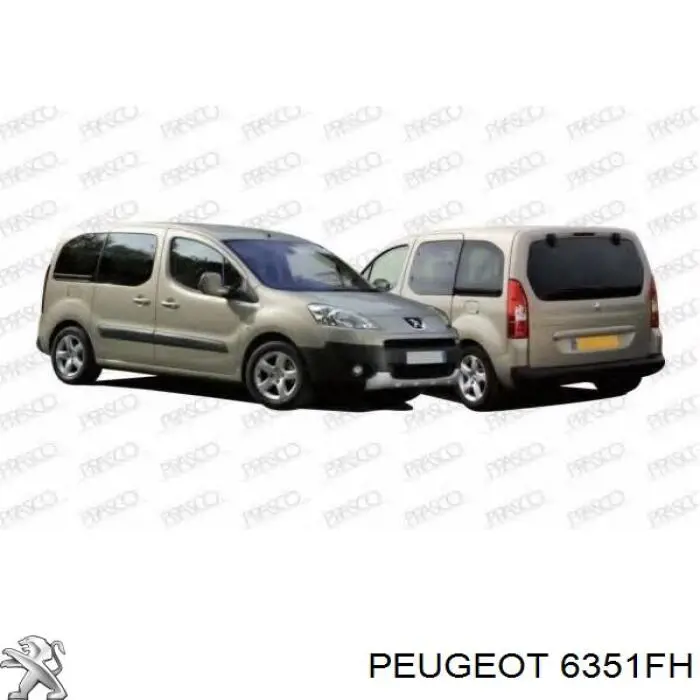 Comprar 6351FH Peugeot/Citroen Piloto trasero derecho