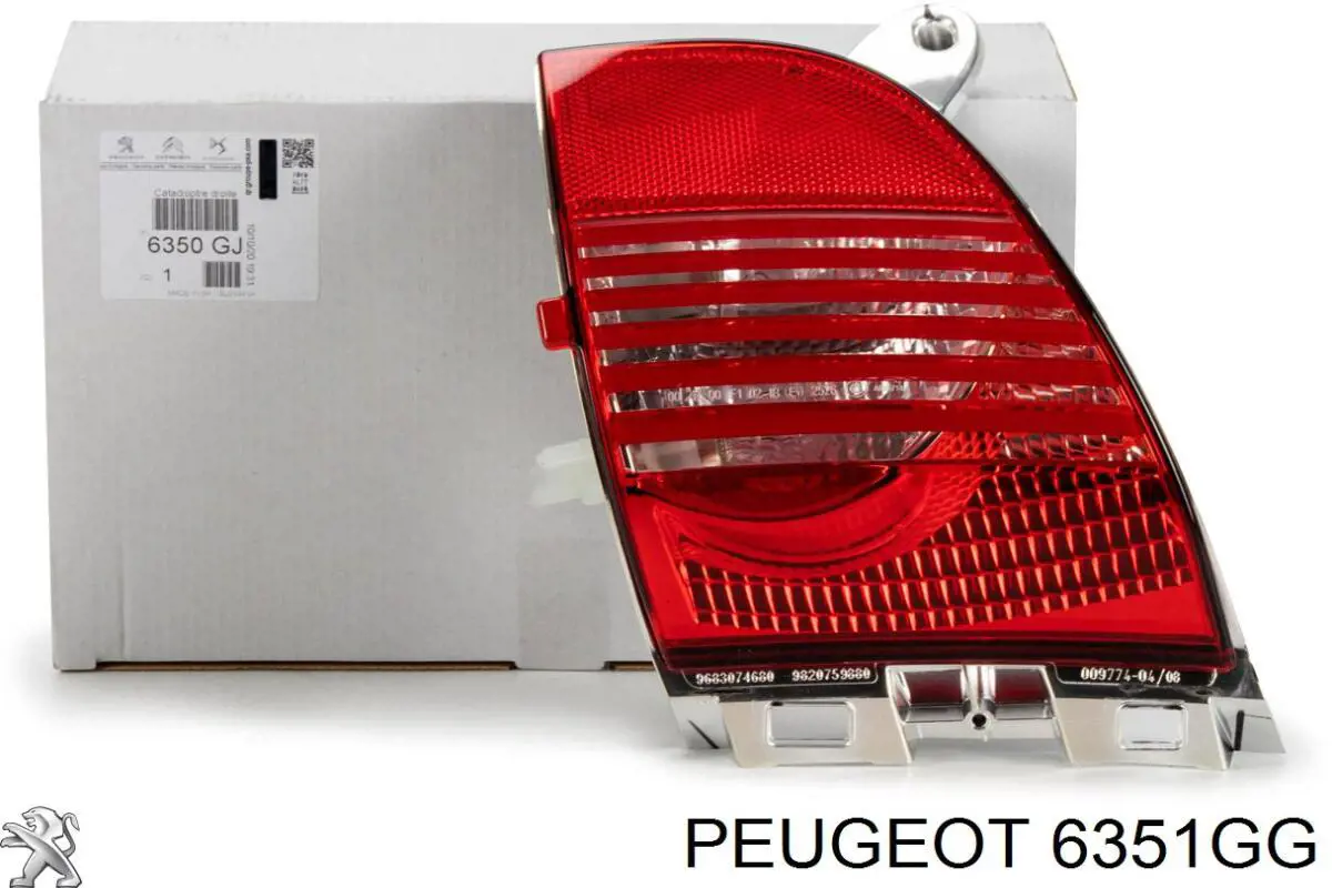  Piloto trasero derecho Peugeot 308 