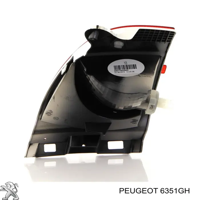 6351GH Peugeot/Citroen Luz antiniebla trasera derecha