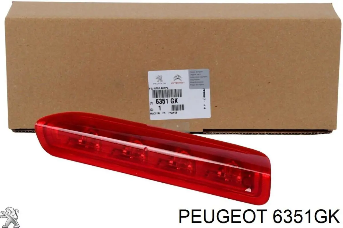 Comprar 6351GK Peugeot/Citroen Luz de freno trasera adicional 