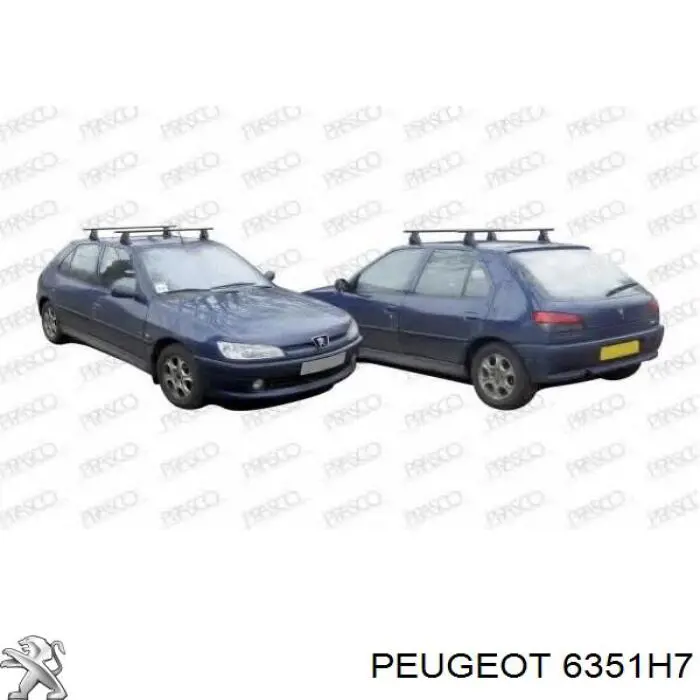 Comprar 2321D Peugeot/Citroen Piloto trasero derecho