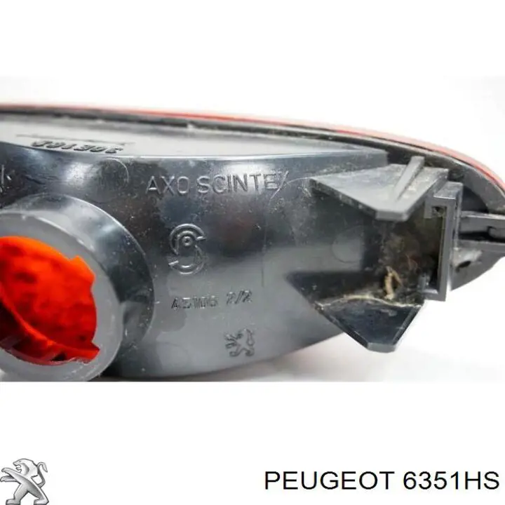 Luz antiniebla trasera derecha 6351HS Peugeot/Citroen