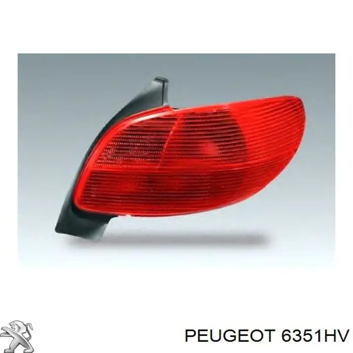 Piloto trasero derecho para Peugeot 206  
