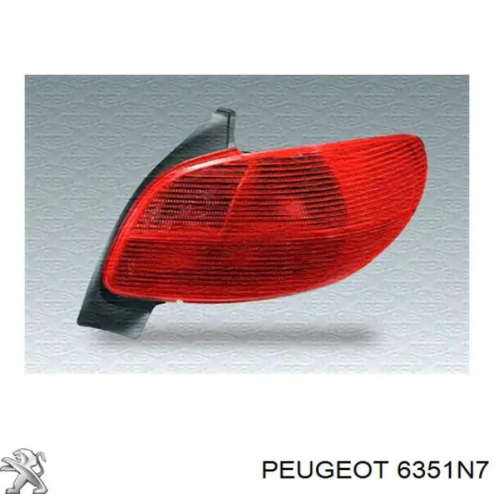 Piloto posterior derecho para Peugeot 206 (2D)