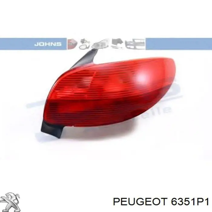 Piloto trasero derecho Peugeot/Citroen 6351P1 precio, desde 40,66 EUR