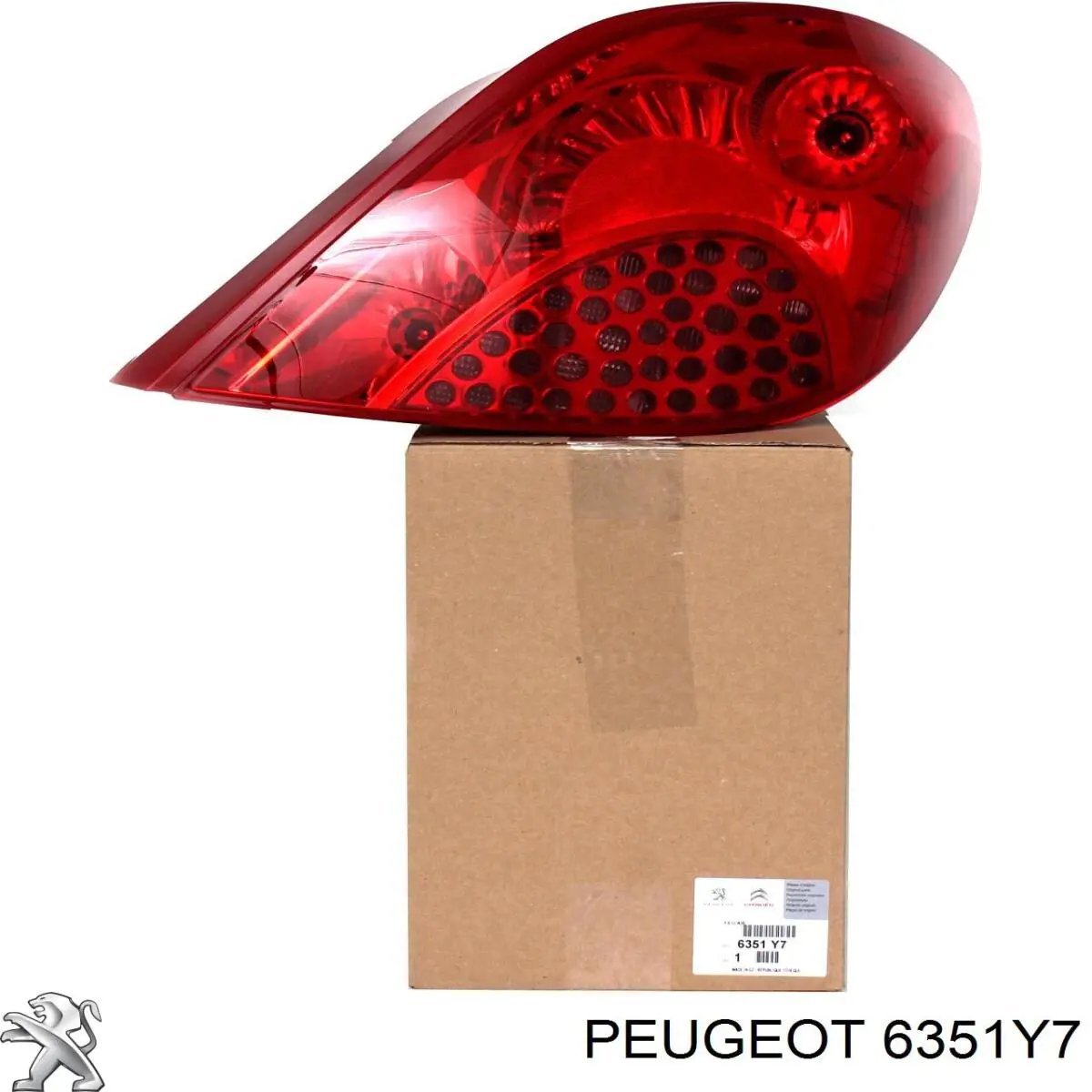 Comprar 6351Y7 Peugeot/Citroen Piloto trasero derecho
