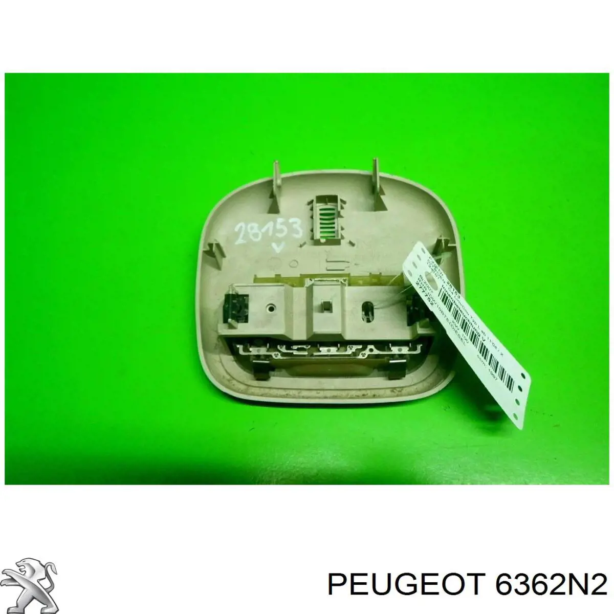 Iluminación interior (cabina) luz trasera Peugeot/Citroen 00006362Q0 precio, desde 21,78 EUR