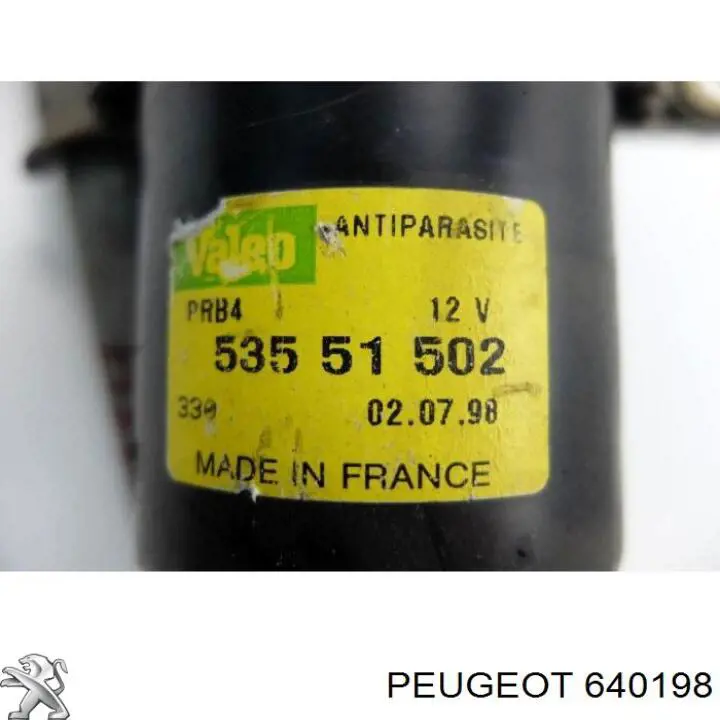 Trapezio del limpiaparabrisas Peugeot/Citroen 640198 precio, desde  
