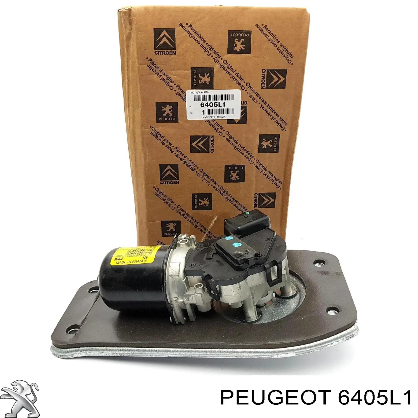 6405L1 Peugeot/Citroen motor del limpiaparabrisas del parabrisas