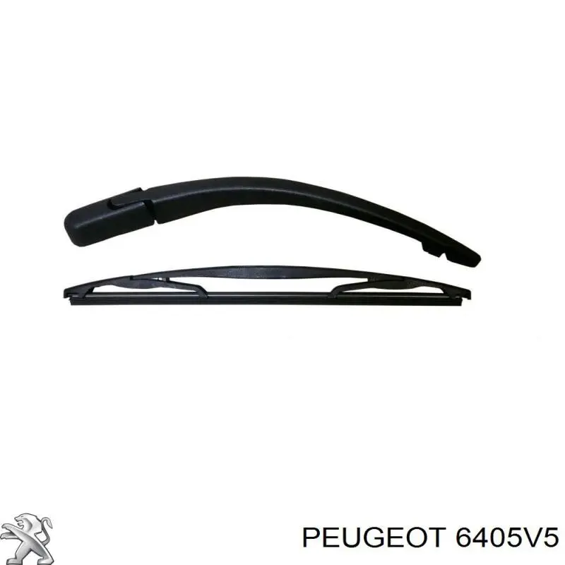 6405V5 Peugeot/Citroen Brazo del limpiaparabrisas, luna trasera