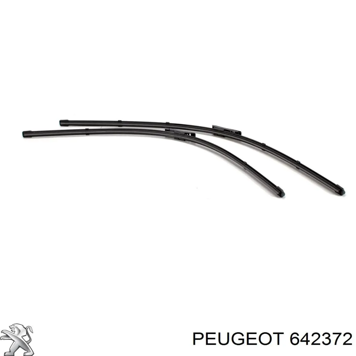 642372 Peugeot/Citroen limpiaparabrisas de luna delantera conductor