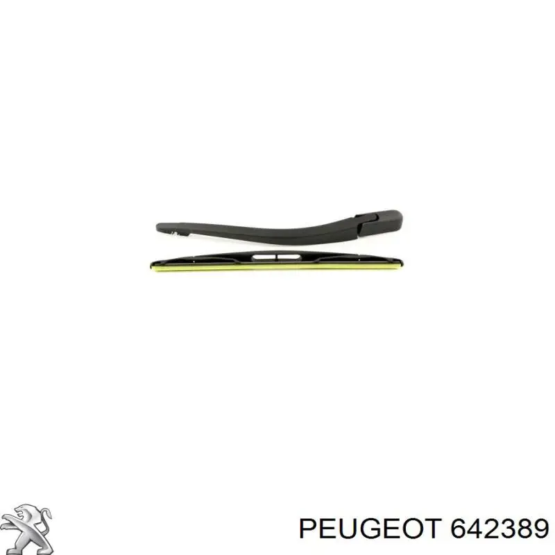 642389 Peugeot/Citroen limpiaparabrisas de luna trasera