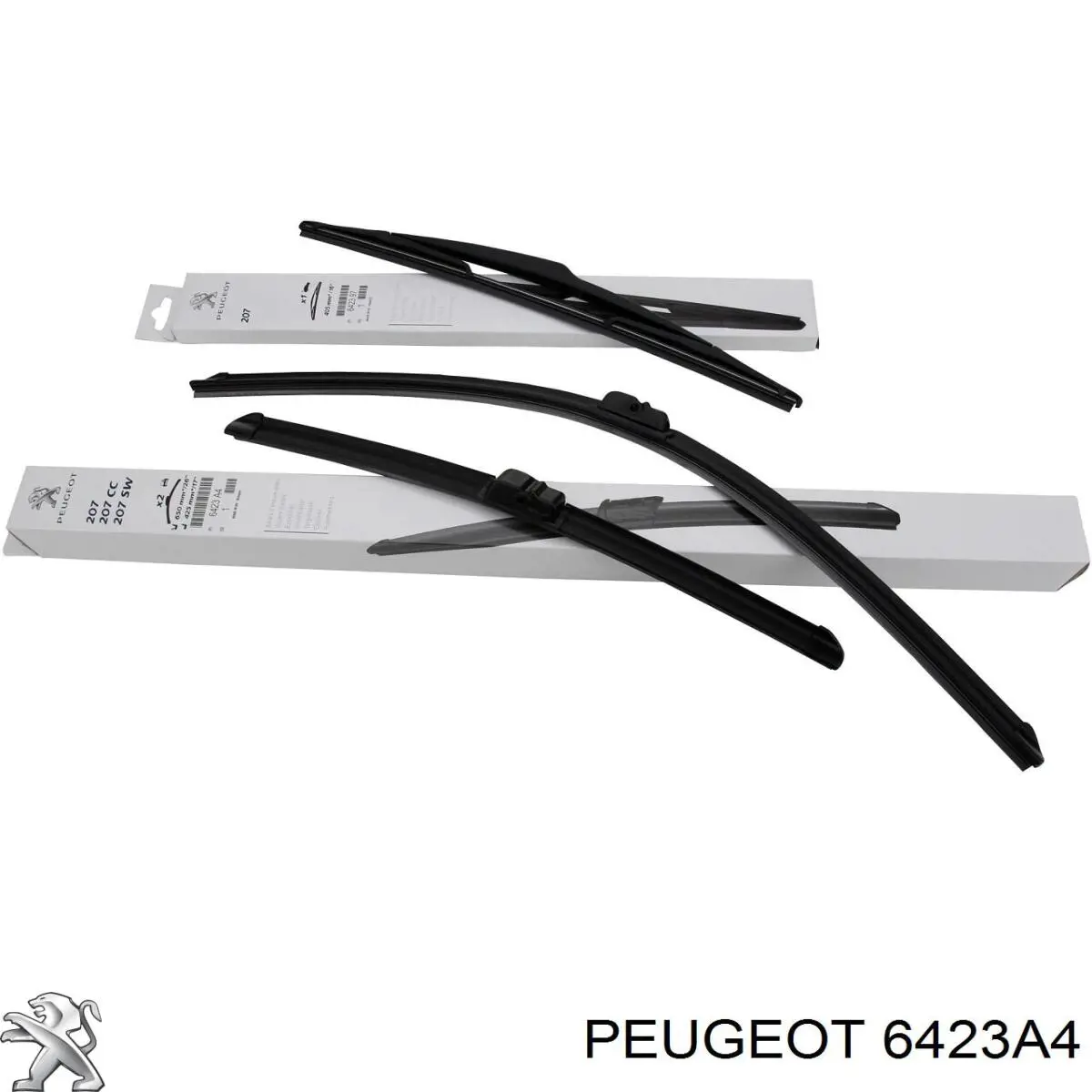 6423A4 Peugeot/Citroen Escobillas Limpiaparabrisas delanteras