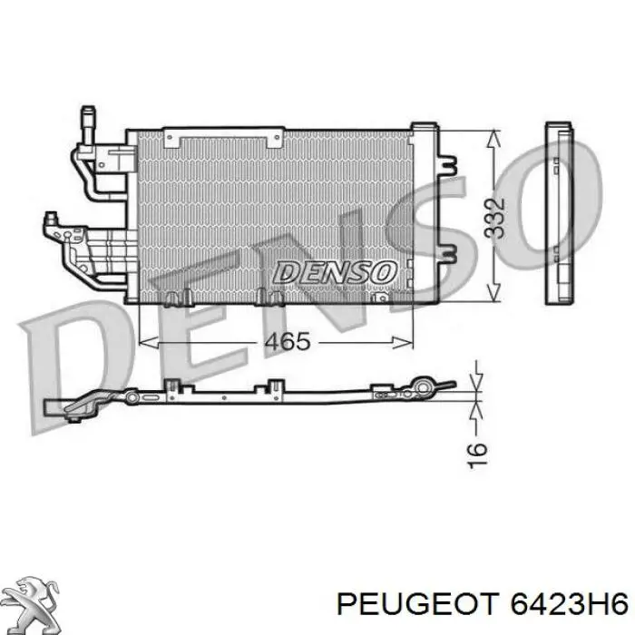  Peugeot/Citroen 6423H6 precio, desde  