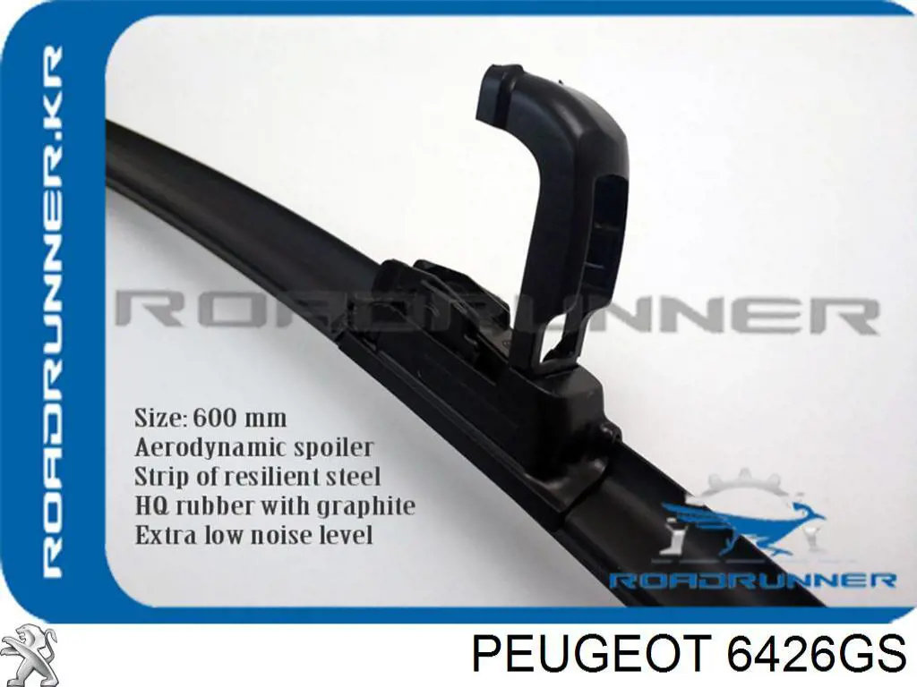 Comprar 6426GS Peugeot/Citroen Escobilla del limpiaparabrisas del lado del pasajero