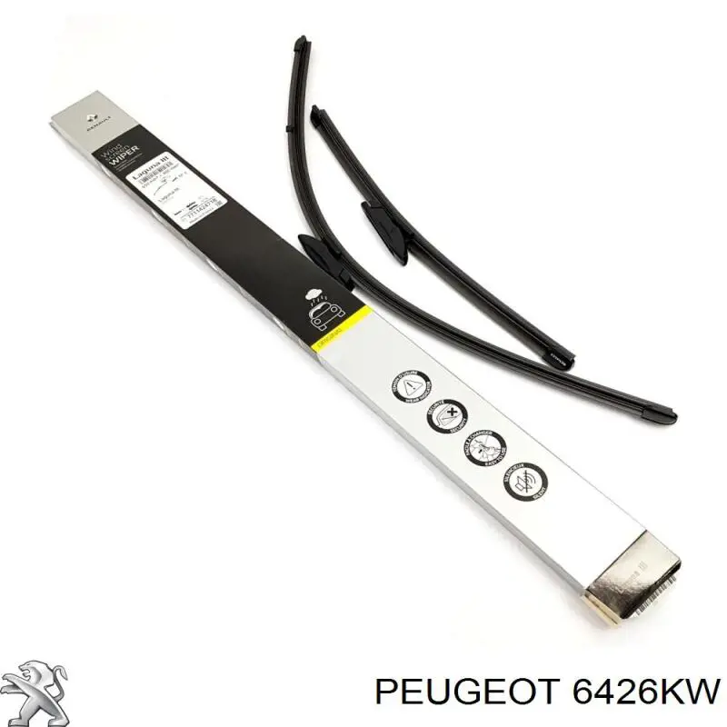 Comprar 6426KW Peugeot/Citroen Juego de escobillas de luna delantera, 2 piezas