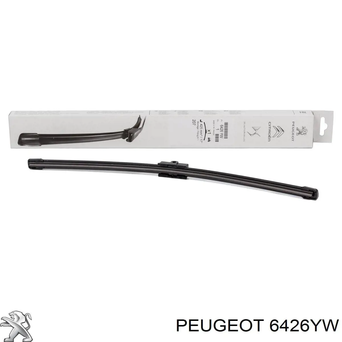 Comprar 6426YW Peugeot/Citroen Escobilla del limpiaparabrisas del lado del pasajero