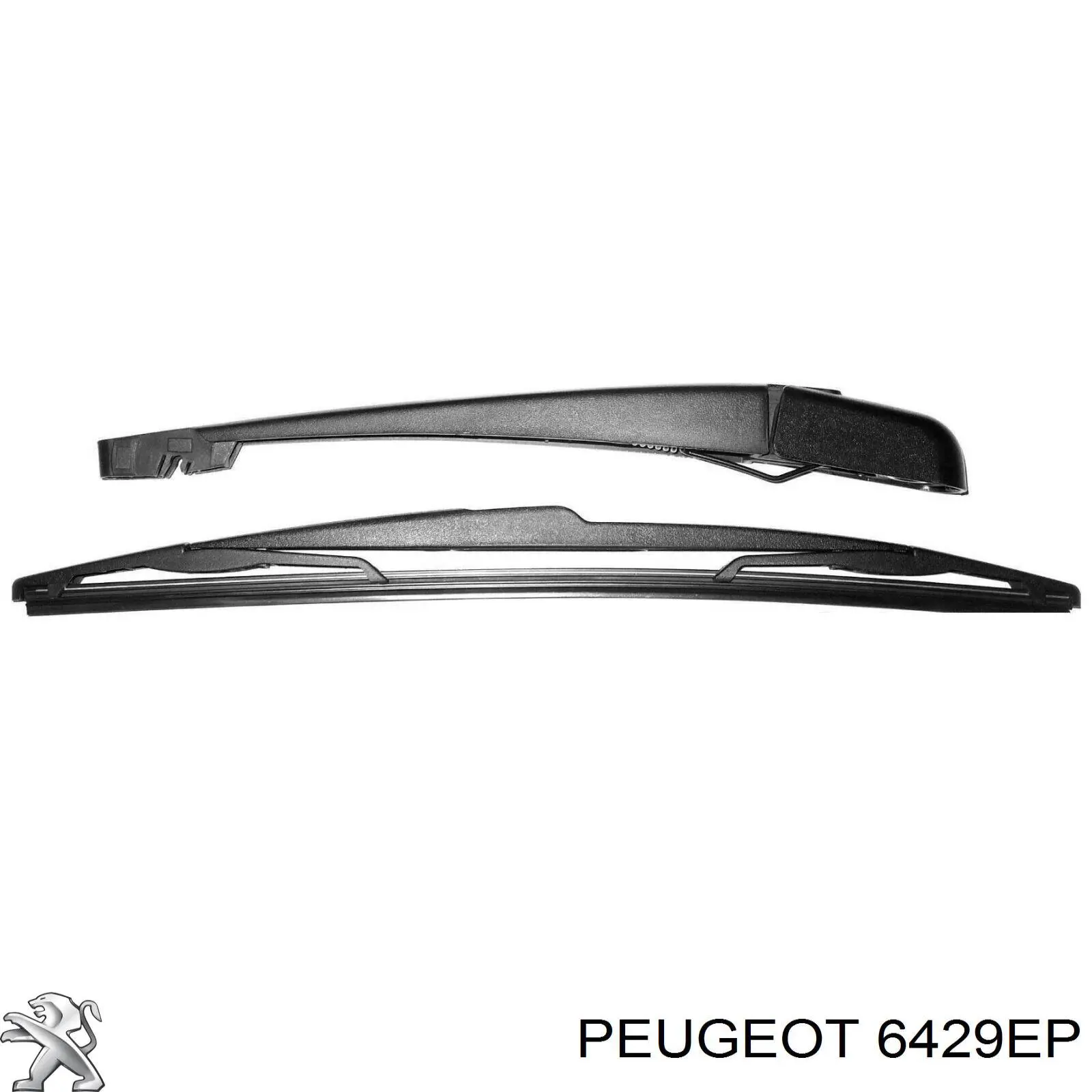 Brazo del limpiaparabrisas trasero Peugeot/Citroen 6429EP precio, desde 11,21 EUR