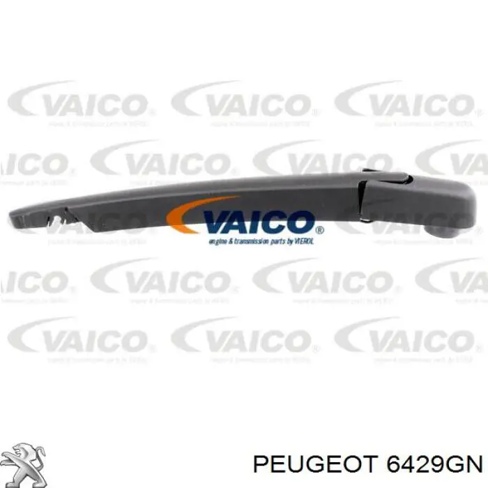 Brazo del limpiaparabrisas, trasero 6429GN Peugeot/Citroen