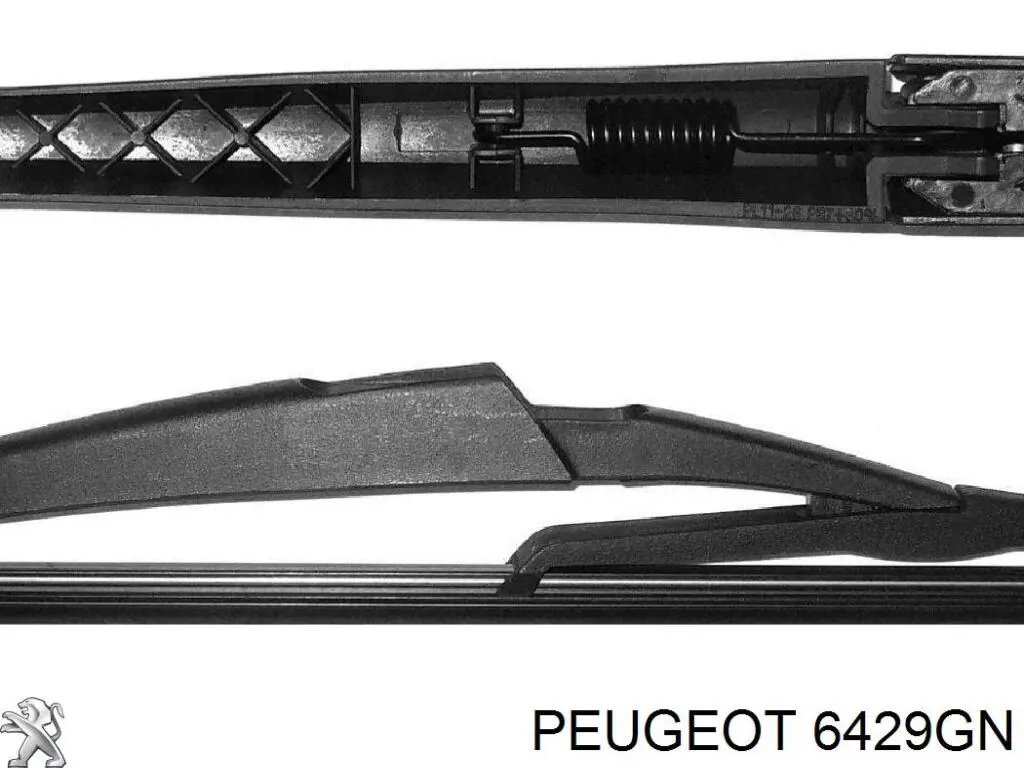 Brazo del limpiaparabrisas trasero Peugeot/Citroen 6429GN precio, desde 11,84 EUR